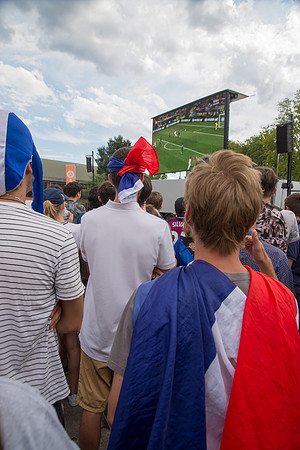 Champions du Monde 2018 vus de Grenoble • World Cup 2018 Winners seen from Grenoble, France