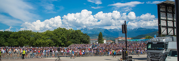 Champions du Monde 2018 vus de Grenoble • World Cup 2018 Winners seen from Grenoble, France